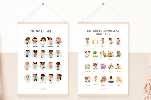 Posterset gevoelens en copingstrategieën kinderen - digitaal