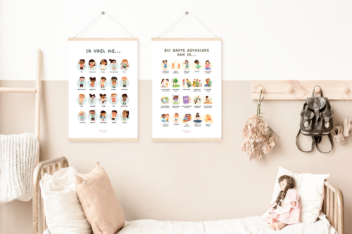 Posterset gevoelens en copingstrategieën kinderen - digitaal